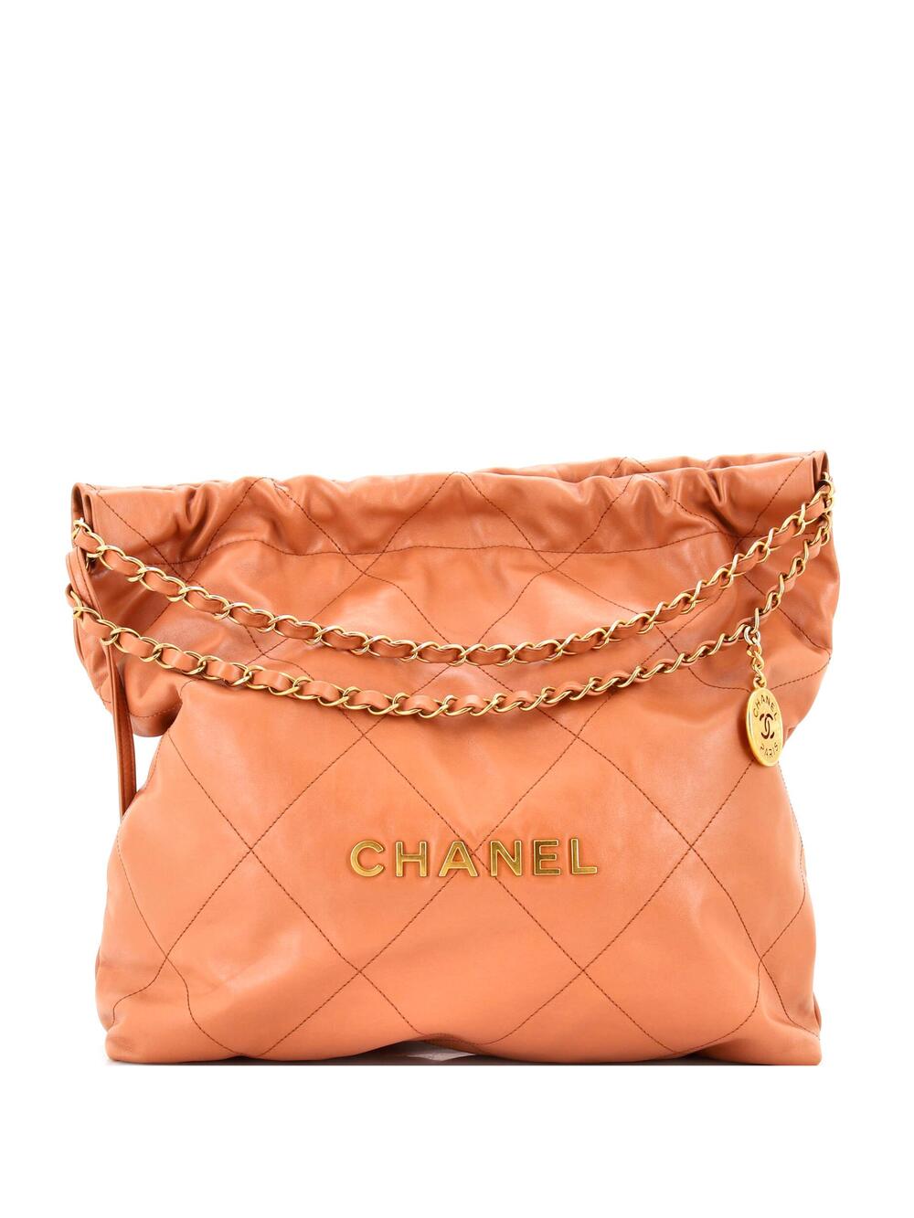 Chanel 22 Chain Hobo Quilted Calfskin #281438C49B